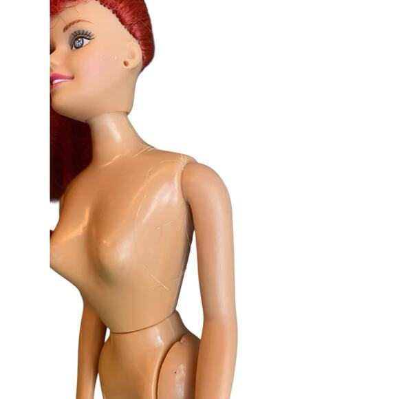 Vintage Redhead Barbie Clone Fashion Doll Bendable Twist N Turn READ D17 - Picture 4 of 8